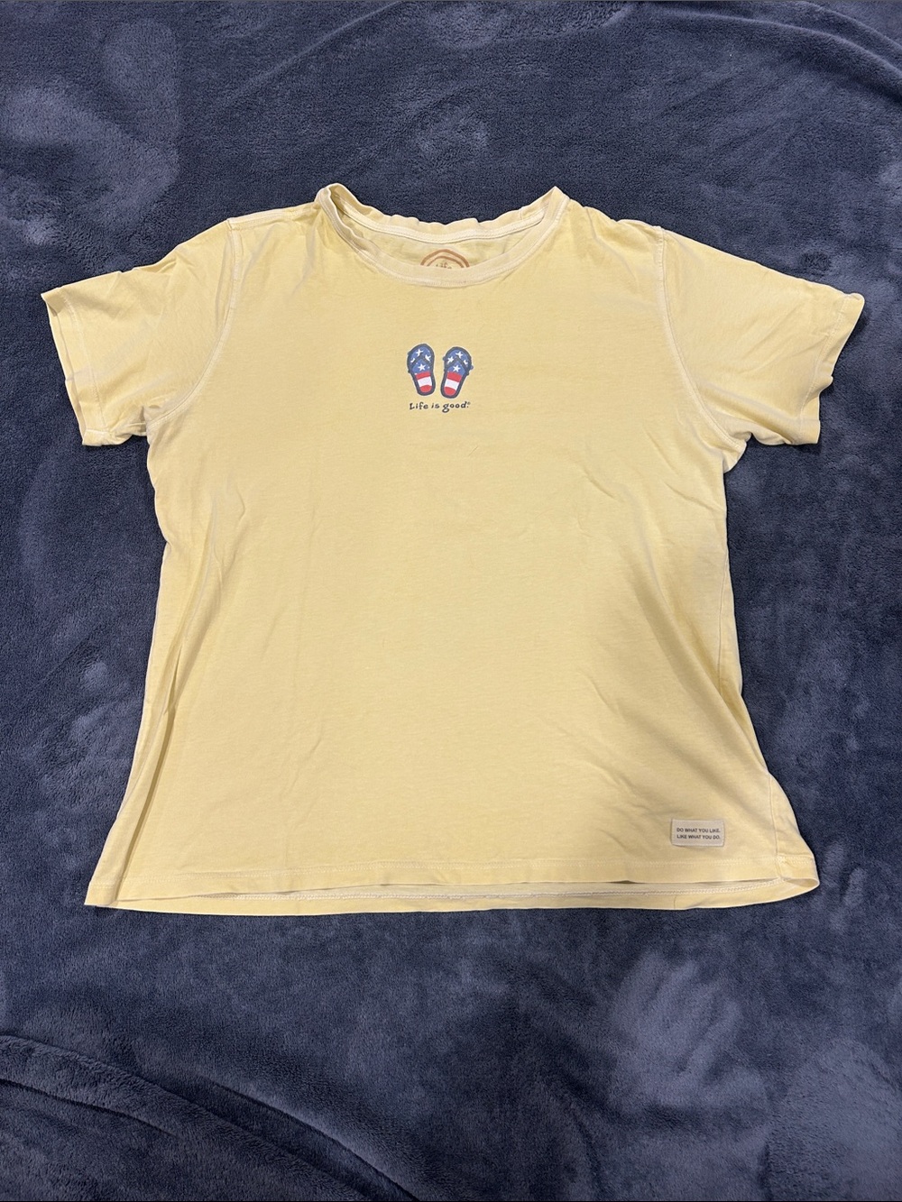 Life Is Good Yellow T-Shirt